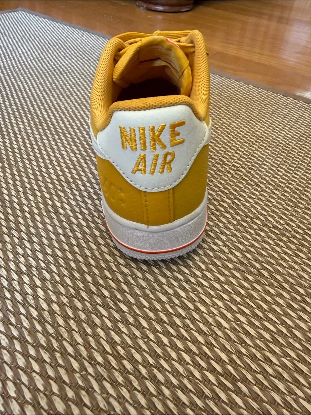 BRAND NEW Gold Nike Air Force 1 07 SE ‘40th Anniversary - Yellow Ochre